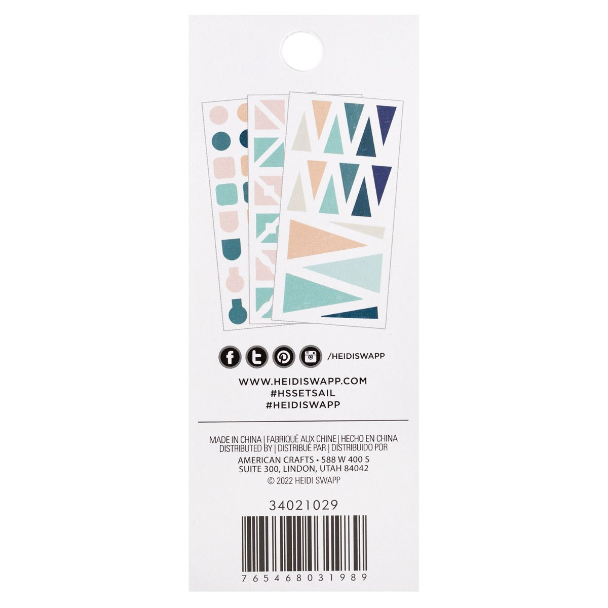 Dot Stickers – Heidi Swapp – Set Sail Collection – American Crafts on Sale