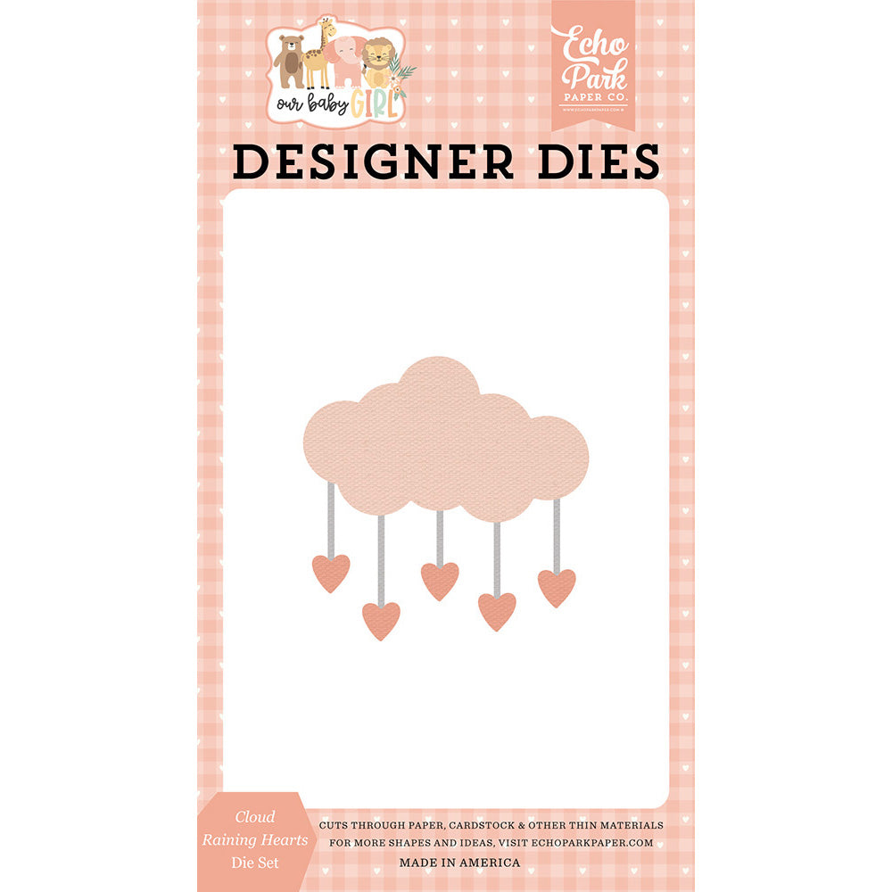 Cloud Raining Hearts Designer Dies – Our Baby Girl – Echo Park Online Sale
