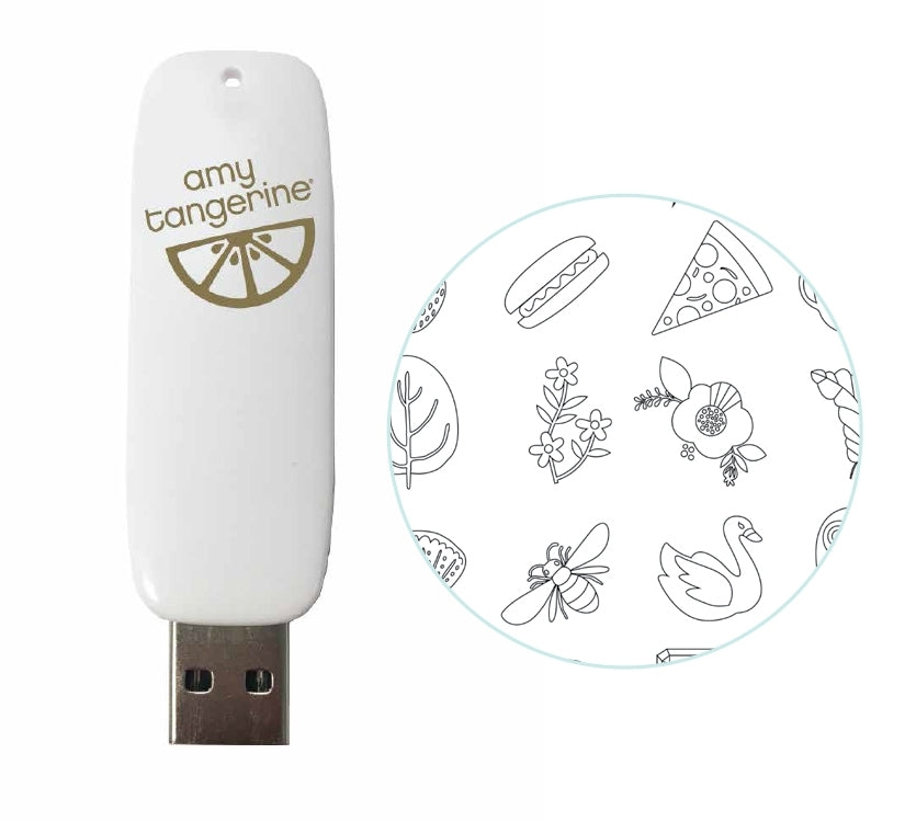 Amy Tangerine Designs USB Artwork Drive – Foil Quill – We R Memory Keepers Discount