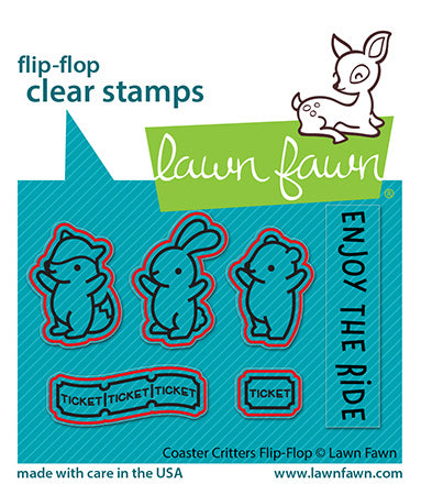 Coaster Critters Flip-Flop Dies-Lawn Fawn Online now