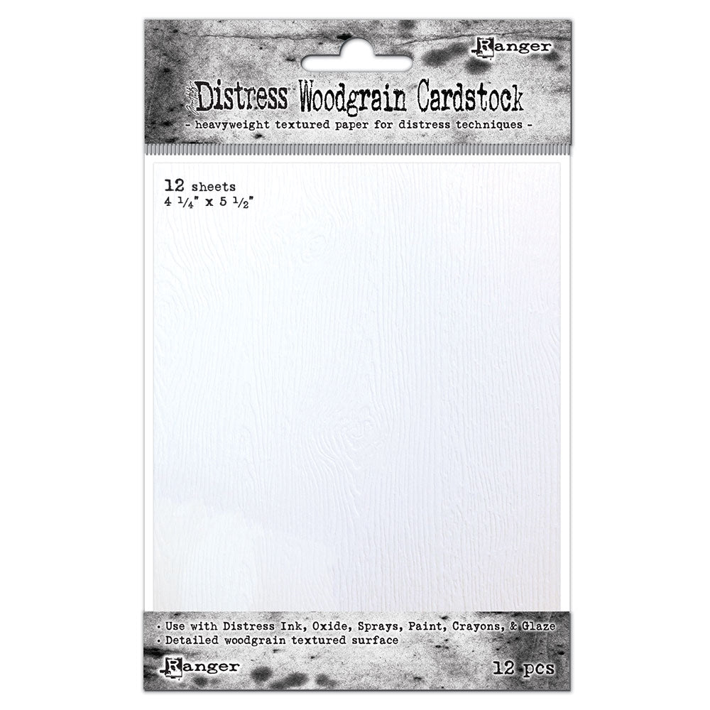 Distress Woodgrain Cardstock, 4.25″ x 5.5″ – Tim Holtz – Ranger Online now