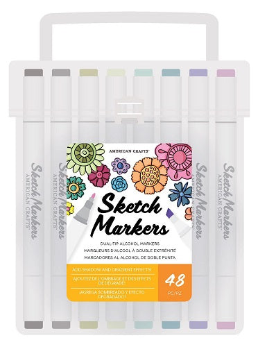 48 Sketch Markers Value Pack – American Crafts Online