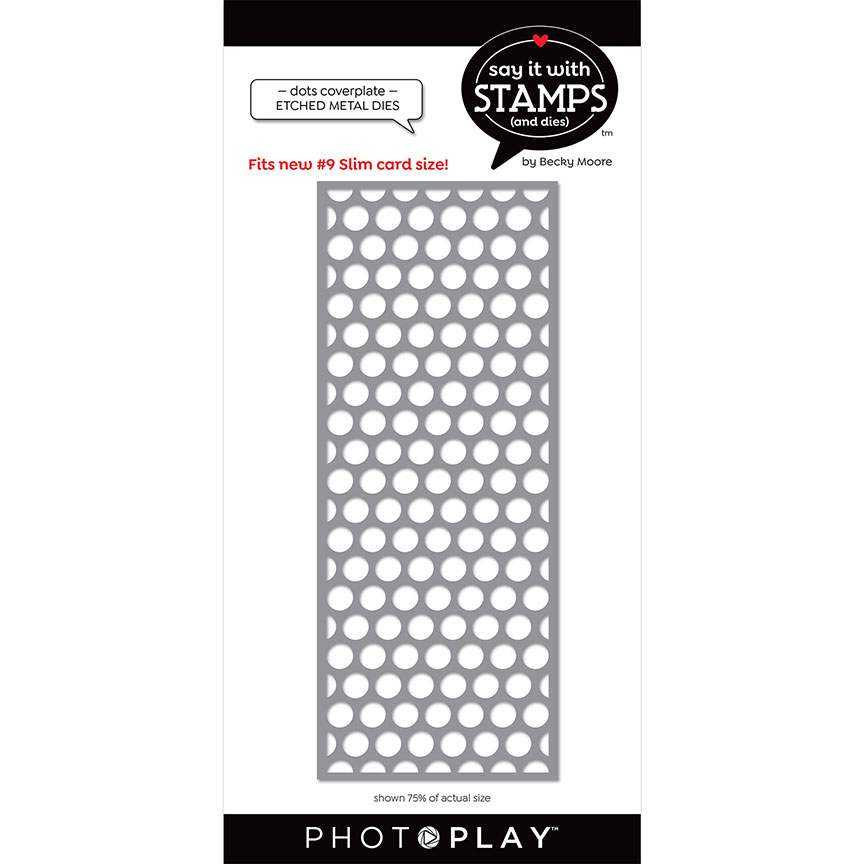 #9 Dots Cover Plate Dies – Say It With Stamps – PhotoPlay Supply
