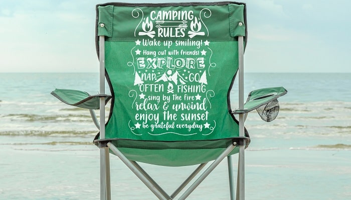 Camping Rules SVG Image File Download for Craft Projects Fashion