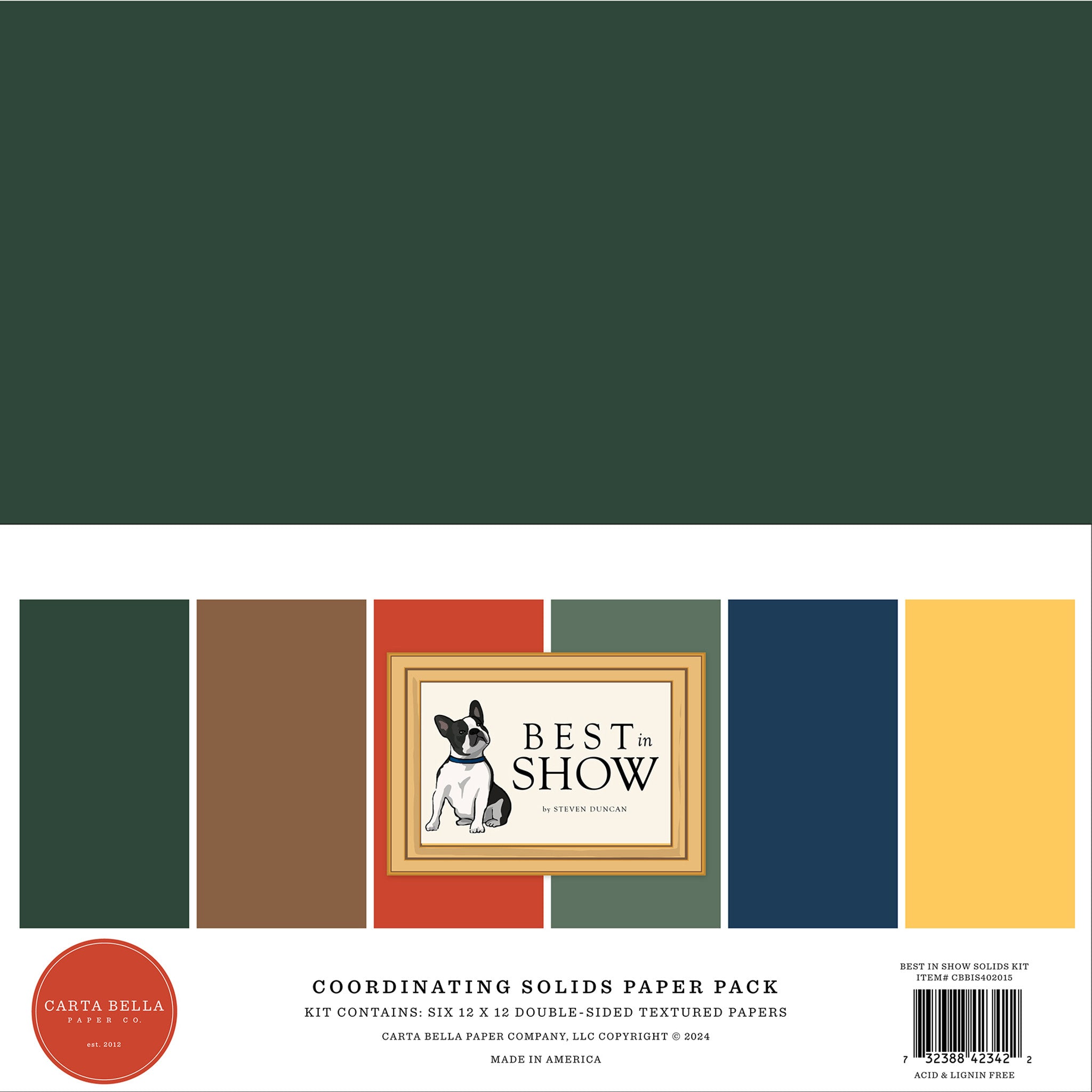 Best In Show 12″ x 12″ Solids Kit – Carta Bella Online now