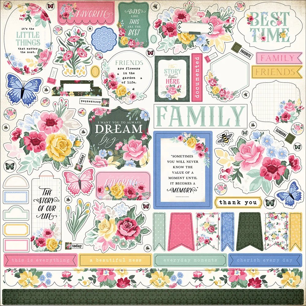 Bloom Element Stickers – Carta Bella Online now