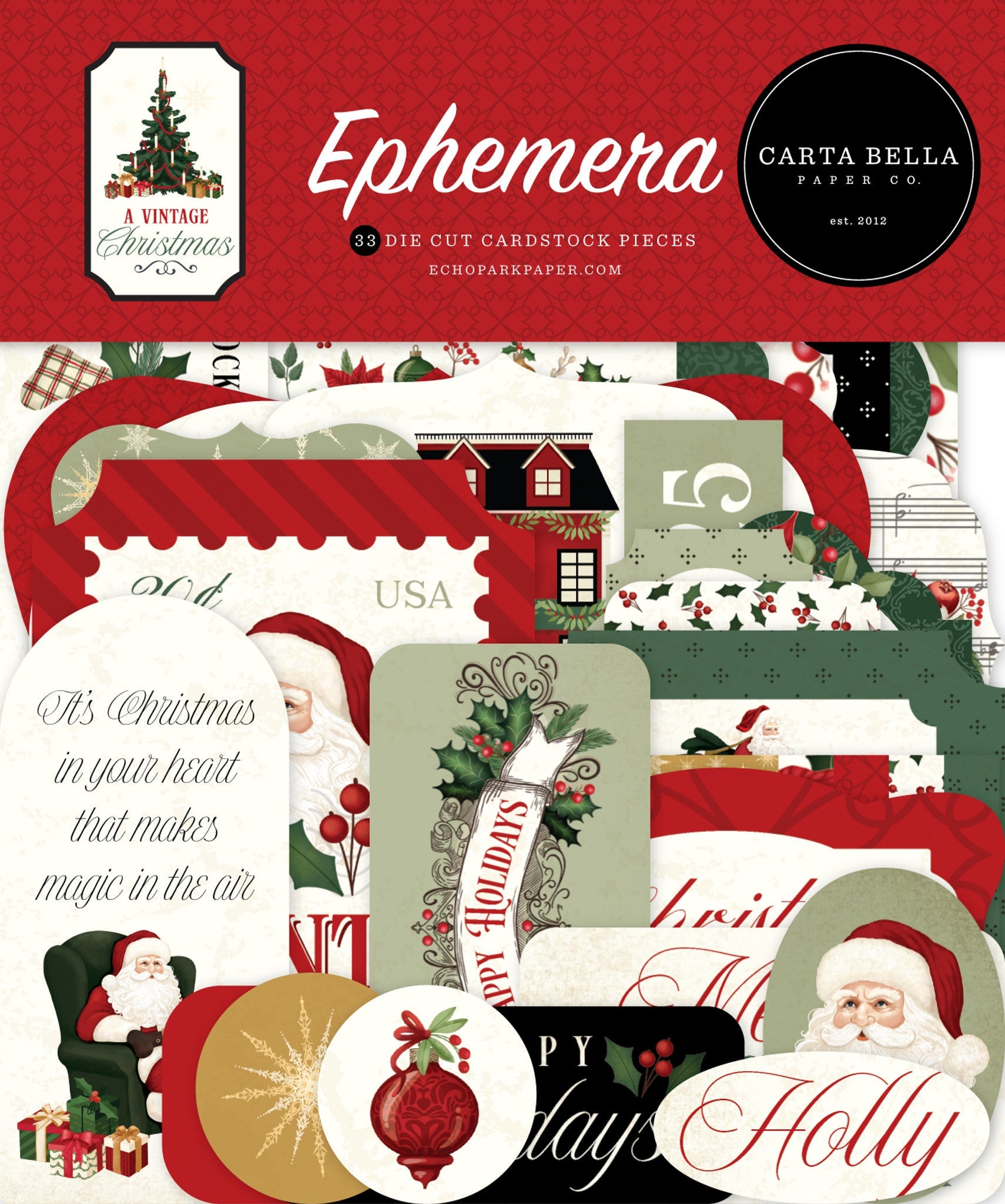 A Vintage Christmas Ephemera – Carta Bella Online now