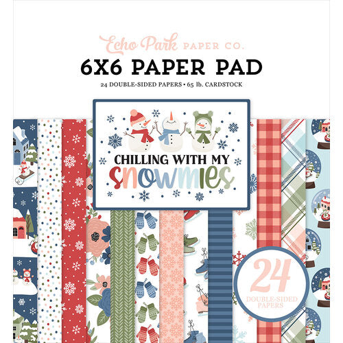 Chilling With My Snowmies 6″ x 6″ Paper Pad – Echo Park Supply