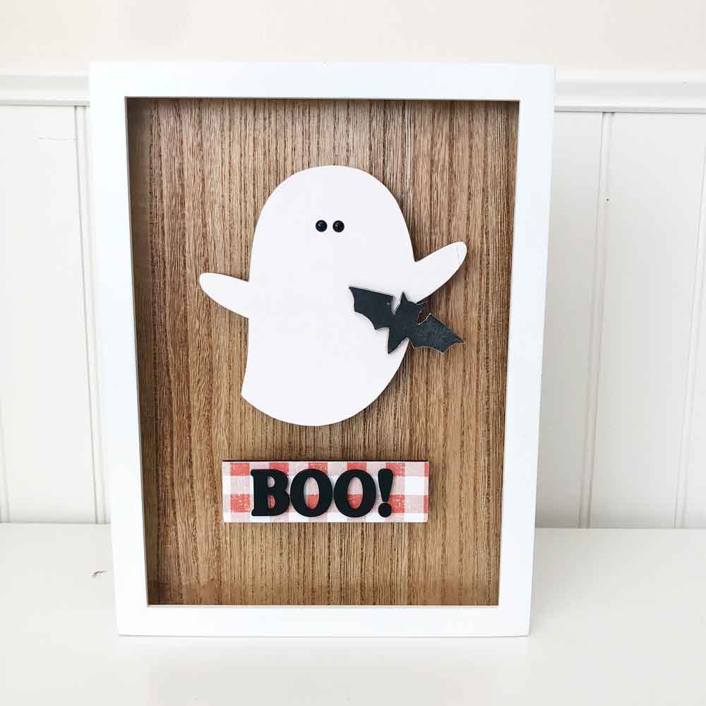 Boo! Ghost – Simply Framed – Foundations Decor Supply