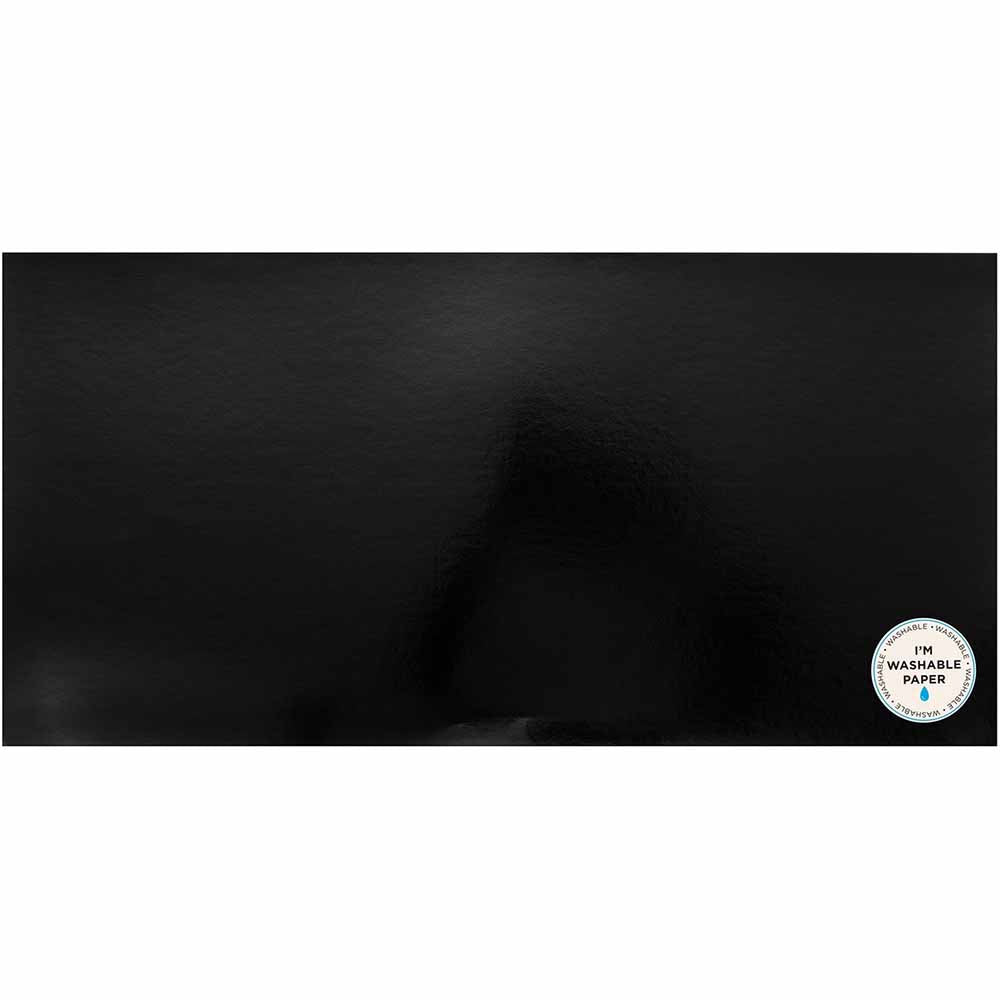 Black Faux Leather 12″ x 24″ Washable Paper – American Crafts Online