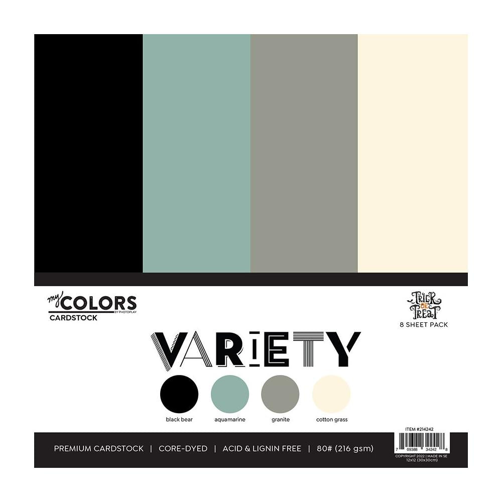 Cardstock Variety Pack – 8 Sheets-Trick or Treat Collection- Photo Play Discount
