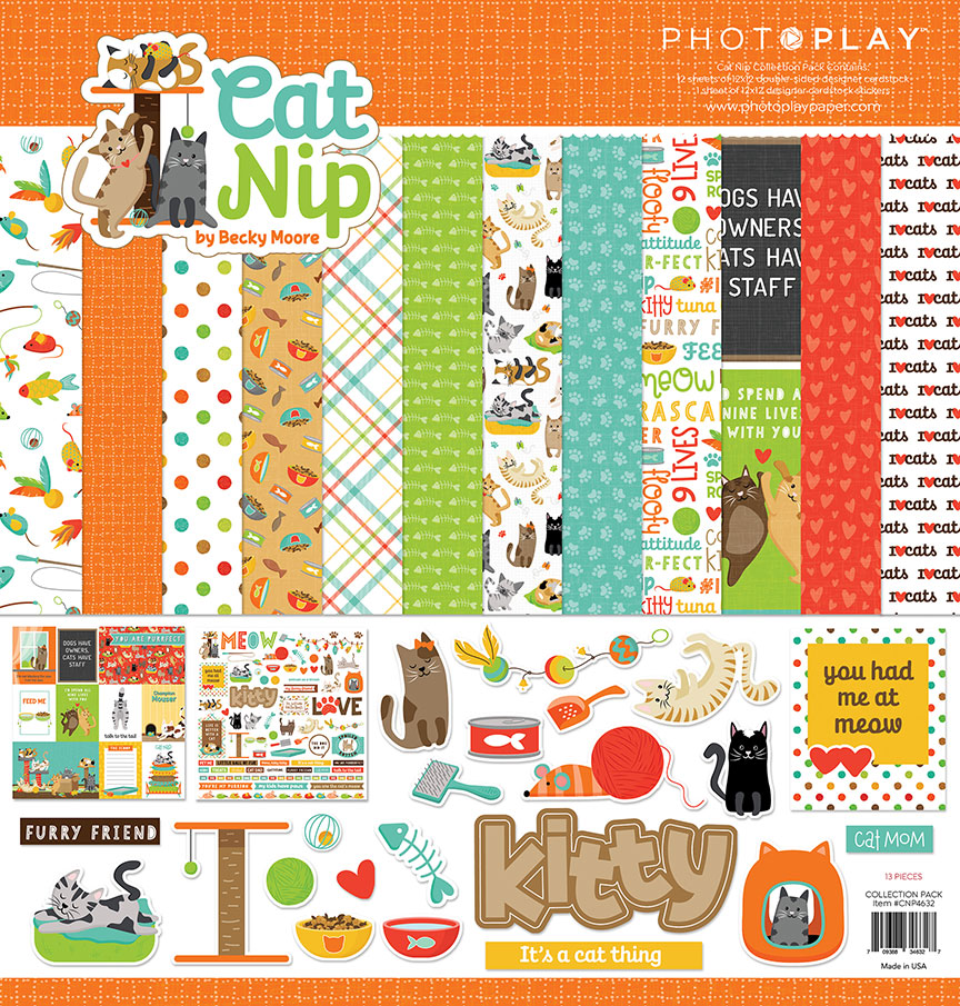 Cat Nip Scrapbook Paper Collection Pack – PhotoPlay Online now