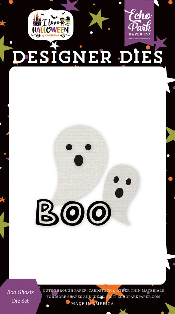 Boo Ghosts Dies – I Love Halloween – Echo Park Online Sale