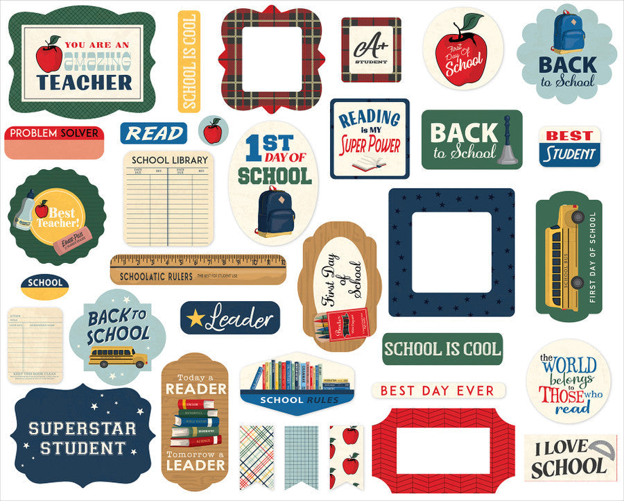 Back To School Ephemera – Carta Bella Online now