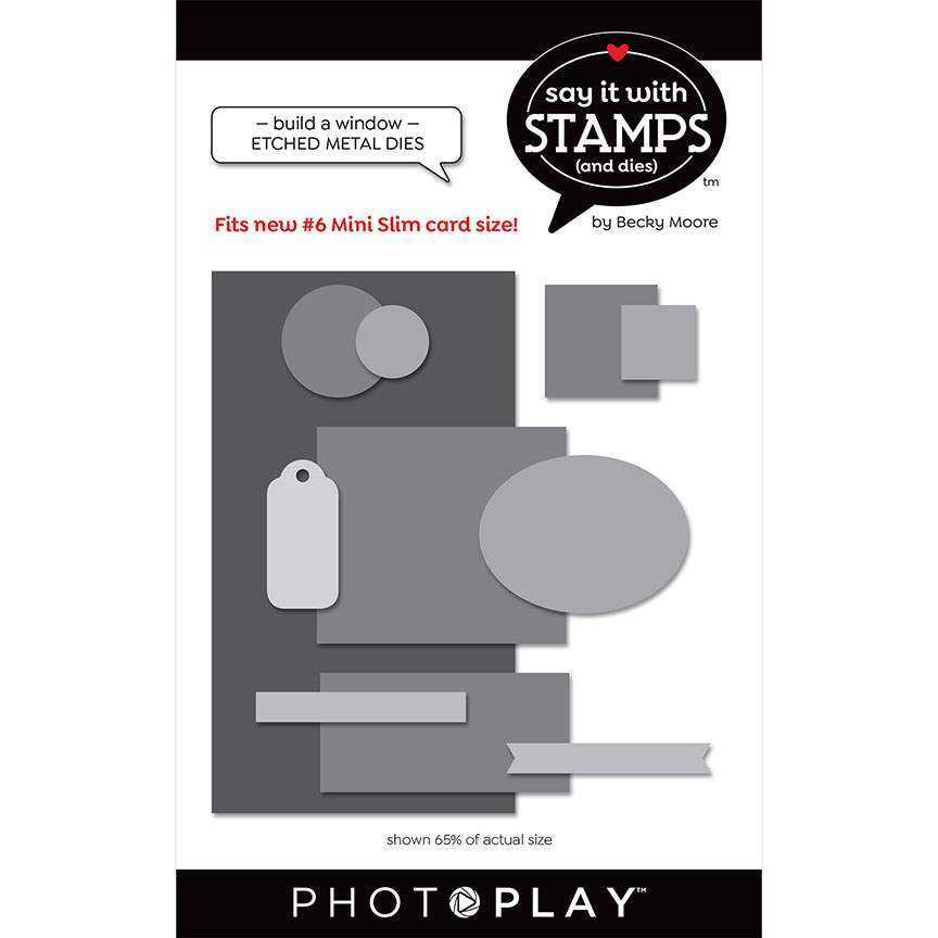 #6 Build A Window Dies – Say It With Stamps – PhotoPlay Hot on Sale