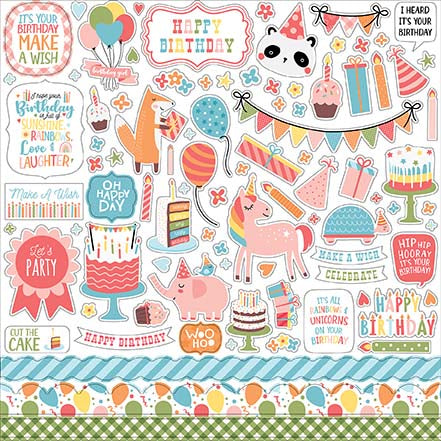 Birthday Girl Element Stickers – Echo Park Fashion