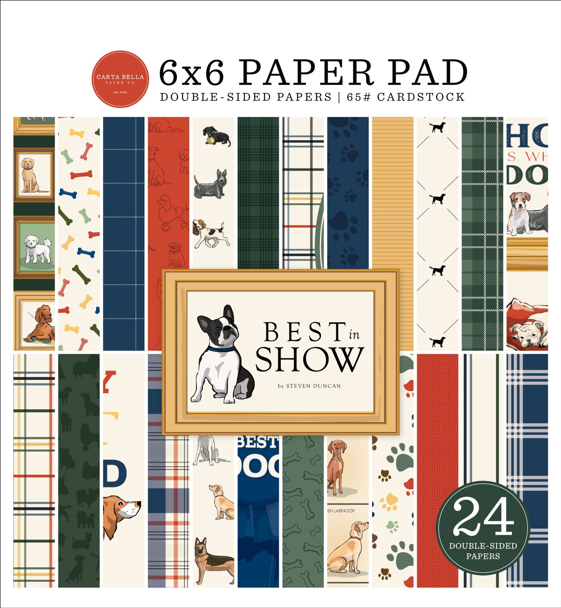 Best In Show 6″ x 6″ Paper Pad – Carta Bella Sale