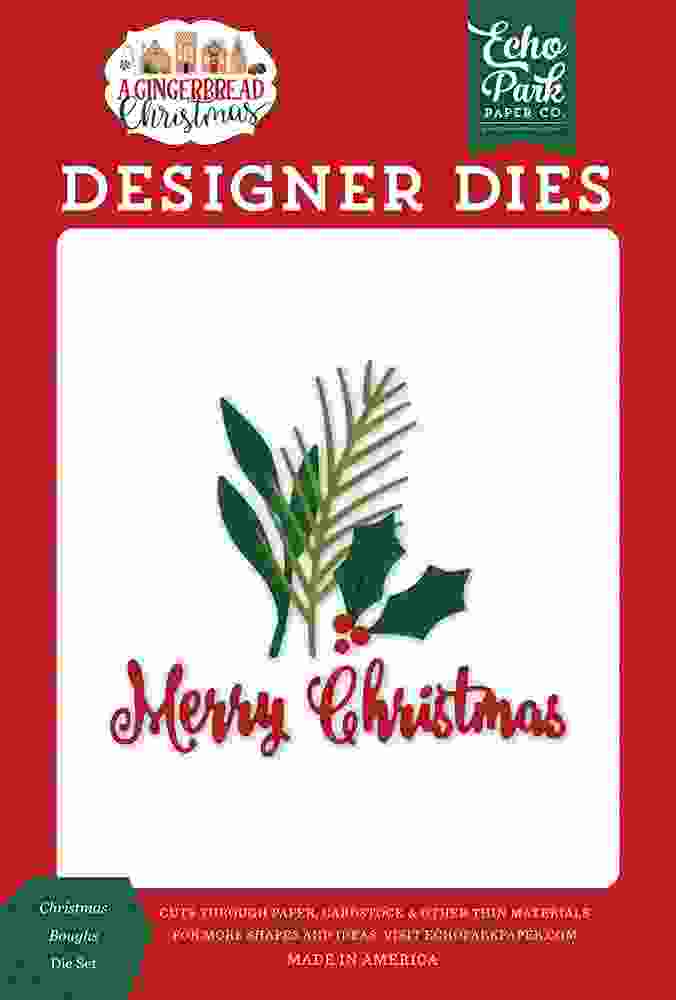 Christmas Boughs Dies – A Gingerbread Christmas – Echo Park on Sale