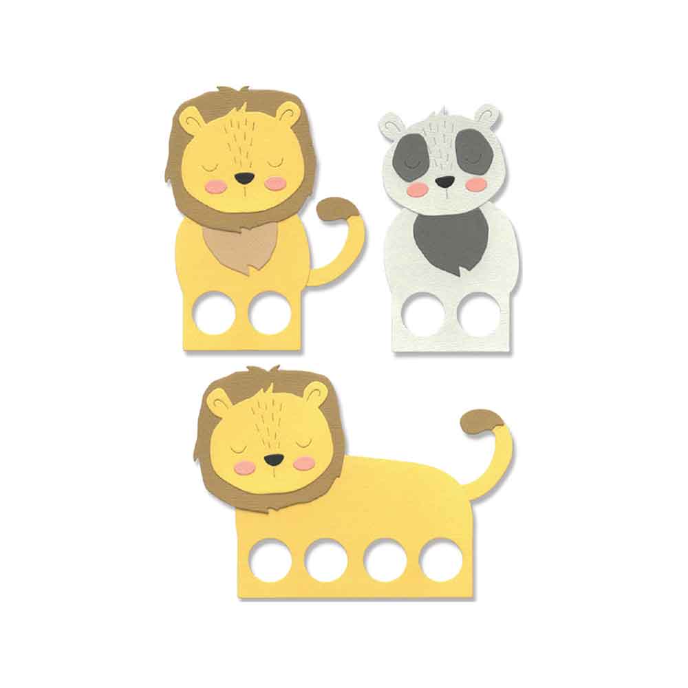 Animal Finger Puppets Thinlits Die – Lisa Jones – Sizzix Fashion