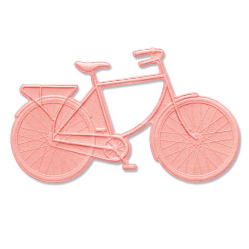 3D Textured Impresslits Bicycle Embossing Folder – Sizzix on Sale