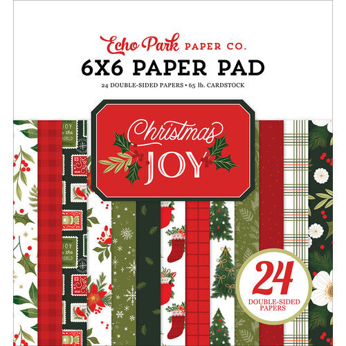 Christmas Joy 6″ x 6″ Paper Pad – Echo Park Fashion