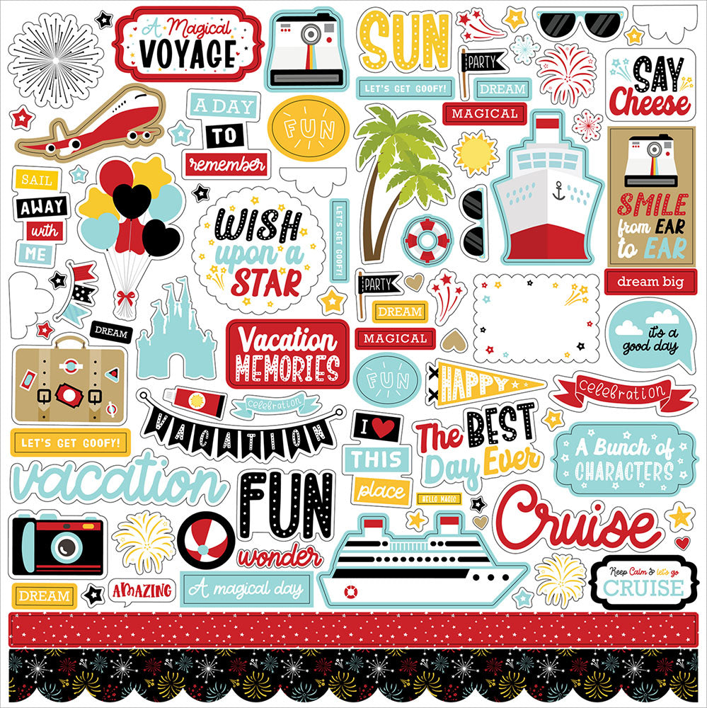 A Magical Voyage Element Stickers – Echo Park Online now