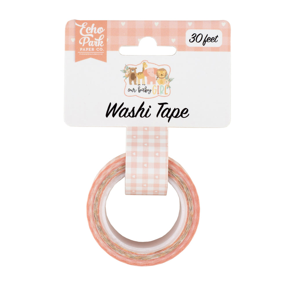 Baby Girl Plaid – Washi Tape – Echo Park Online now