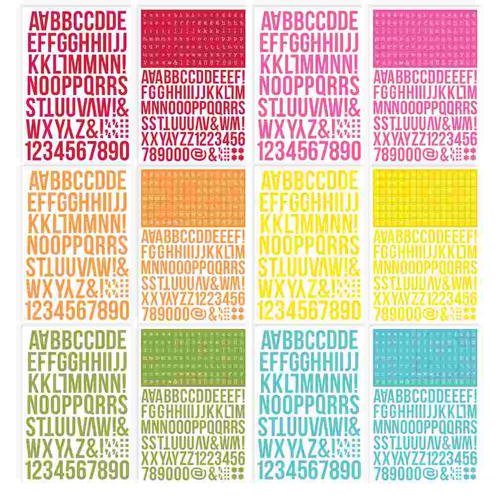 Brights Alpha Sticker Book – Color Vibe – Simple Stories Online Sale