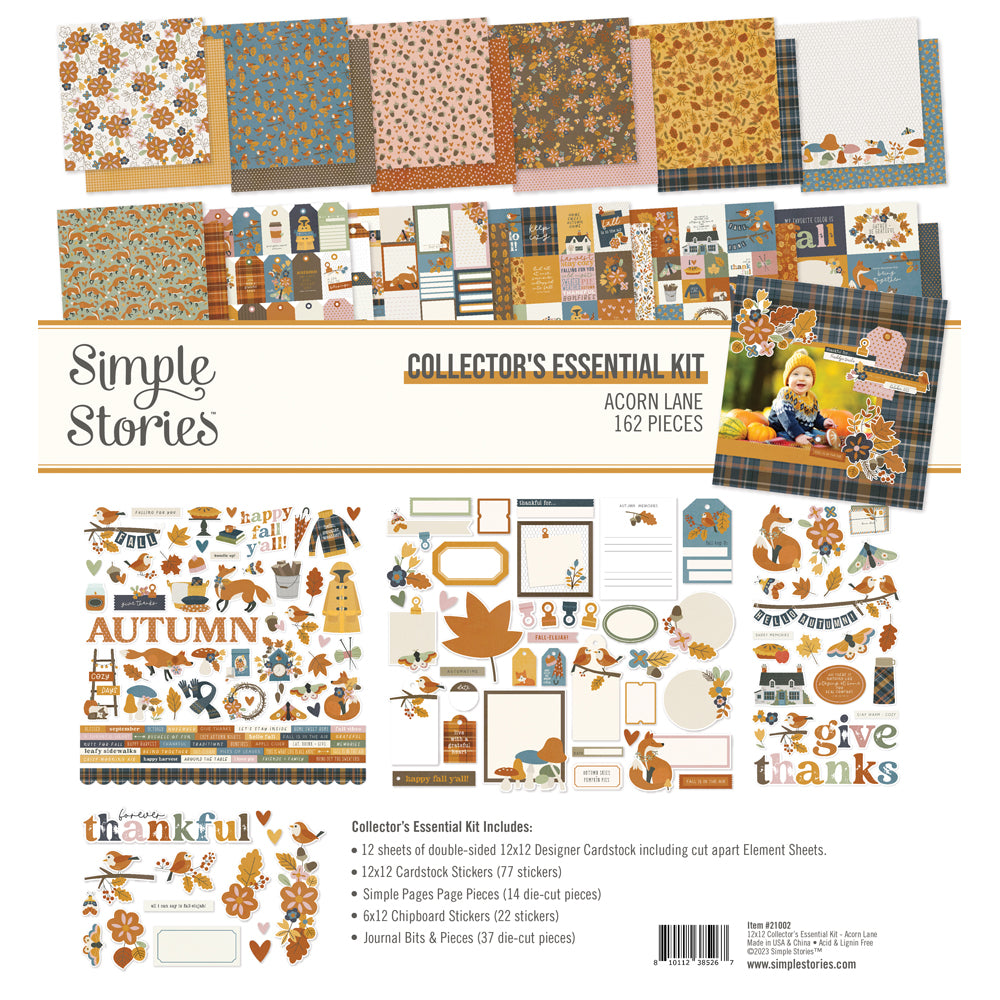 Acorn Lane – Collector’s Essential Kit – Simple Stories Online now