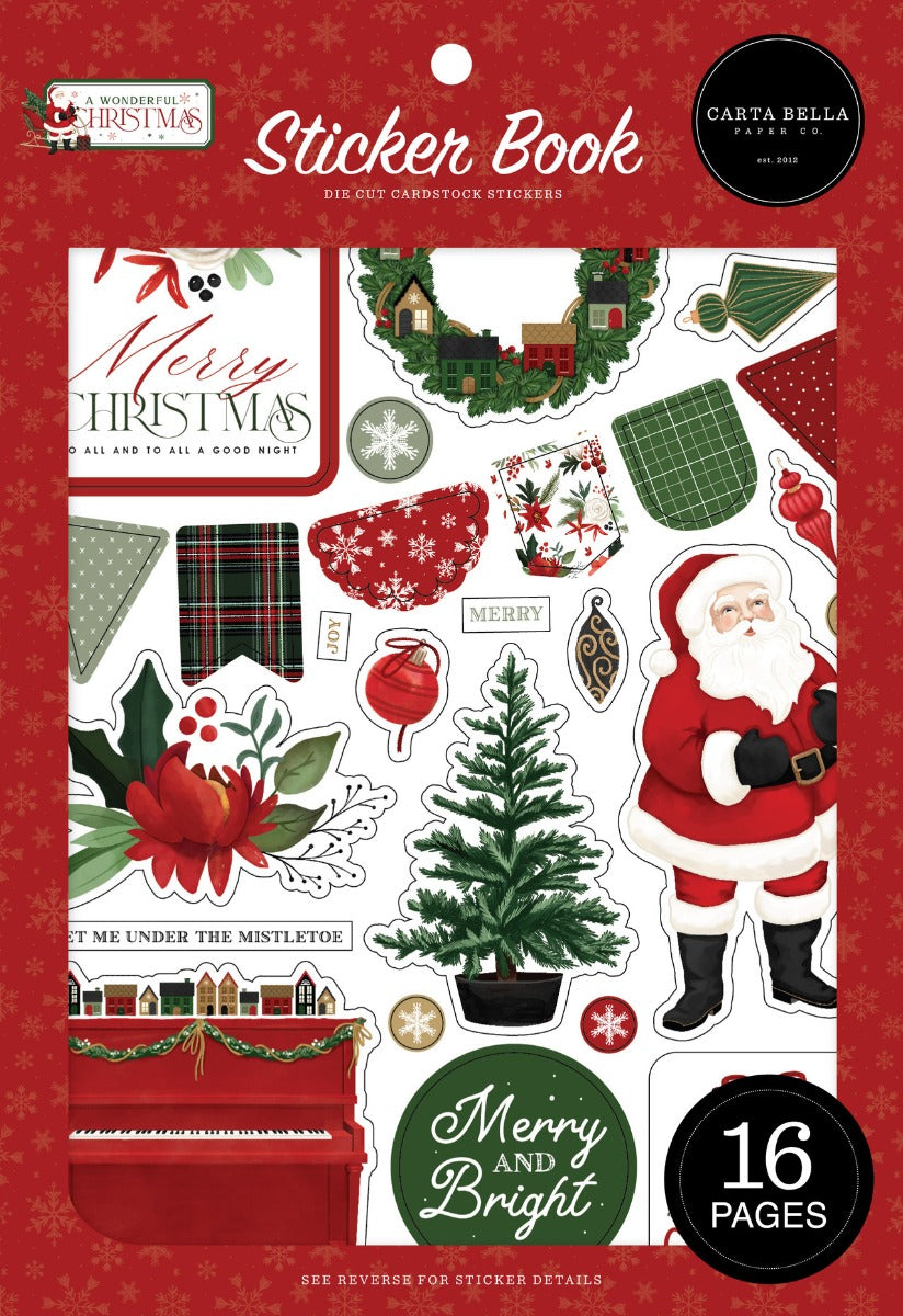 A Wonderful Christmas Sticker Book – Carta Bella Discount