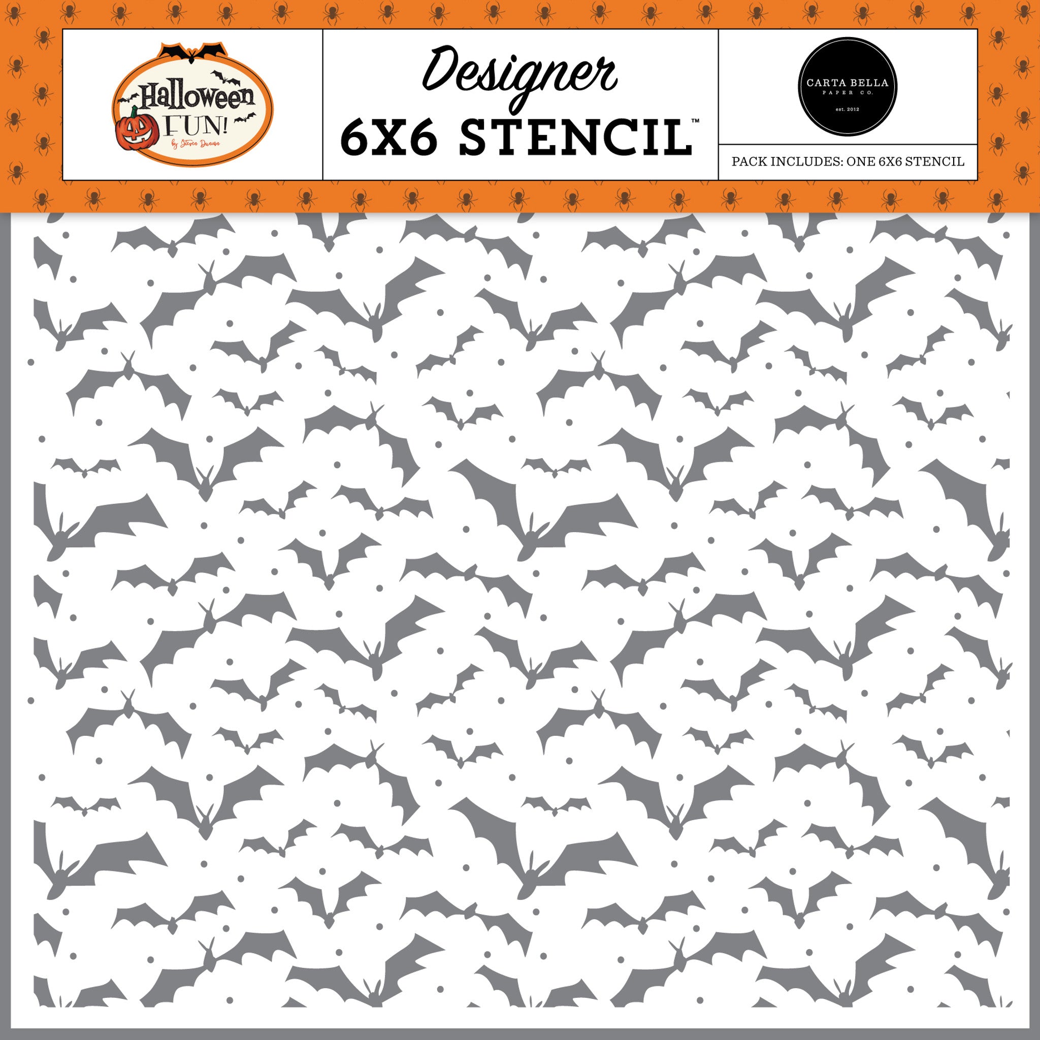 Bats Into The Night Stencil – Halloween Fun – Carta Bella Online Hot Sale