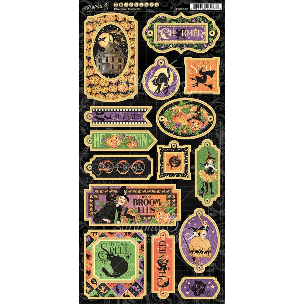Charmed Chipboard – Graphic 45 Hot on Sale