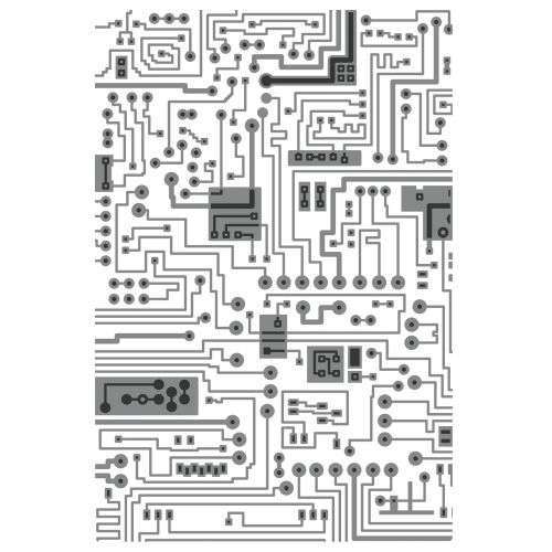 Circuit Textured Multi-Level Emboss Folder – Tim Holtz – Sizzix Hot on Sale