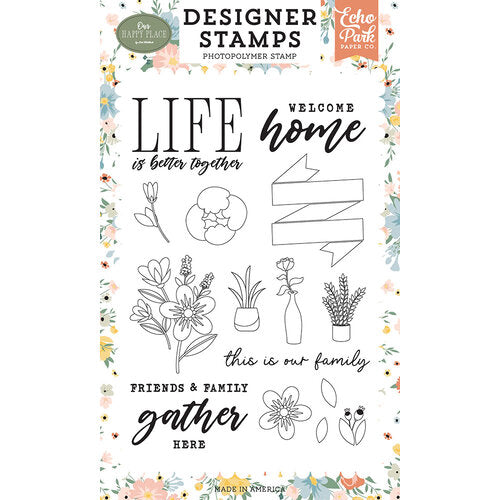 Better Together Banner Stamp Set – Our Happy Place – Echo Park on Sale
