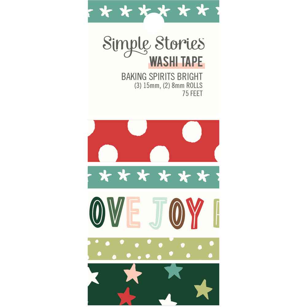 Baking Spirits Bright Washi Tape – Simple Stories Hot on Sale