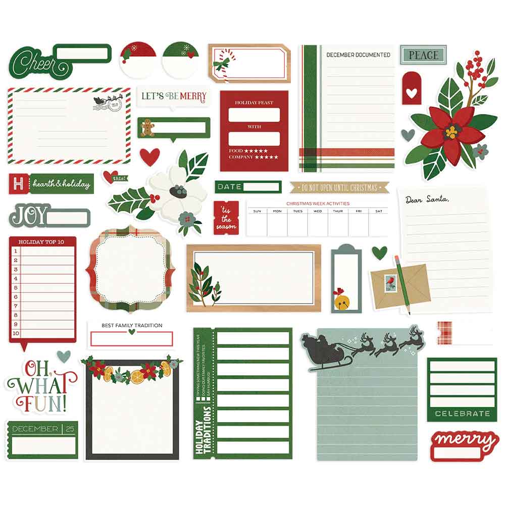 Hearth & Holiday Journal Bits – Simple Stories Discount