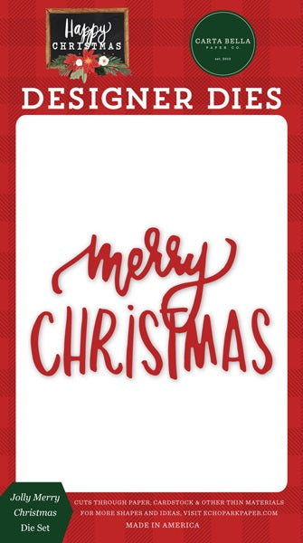 Jolly Merry Christmas Dies – Happy Christmas – Carta Bella Online now