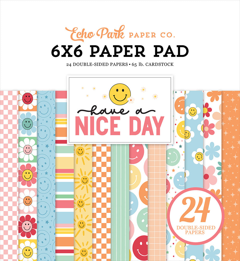 Have A Nice Day 6″ x 6″ Paper Pad – Echo Park Online Sale