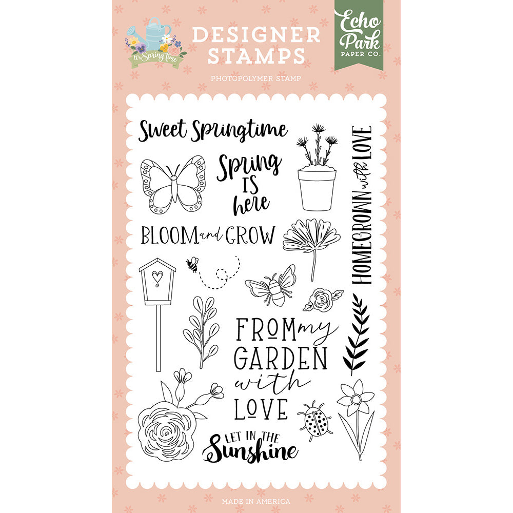 Let In The Sunshine Stamp Set – It’s Easter Time – Echo Park Sale