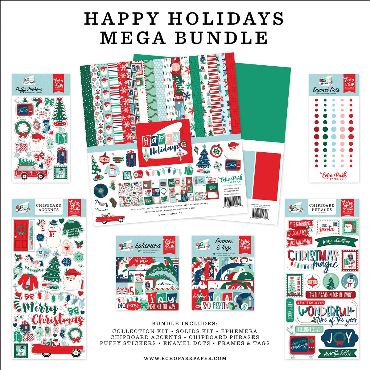 Happy Holidays Mega Bundle – Echo Park Online Hot Sale
