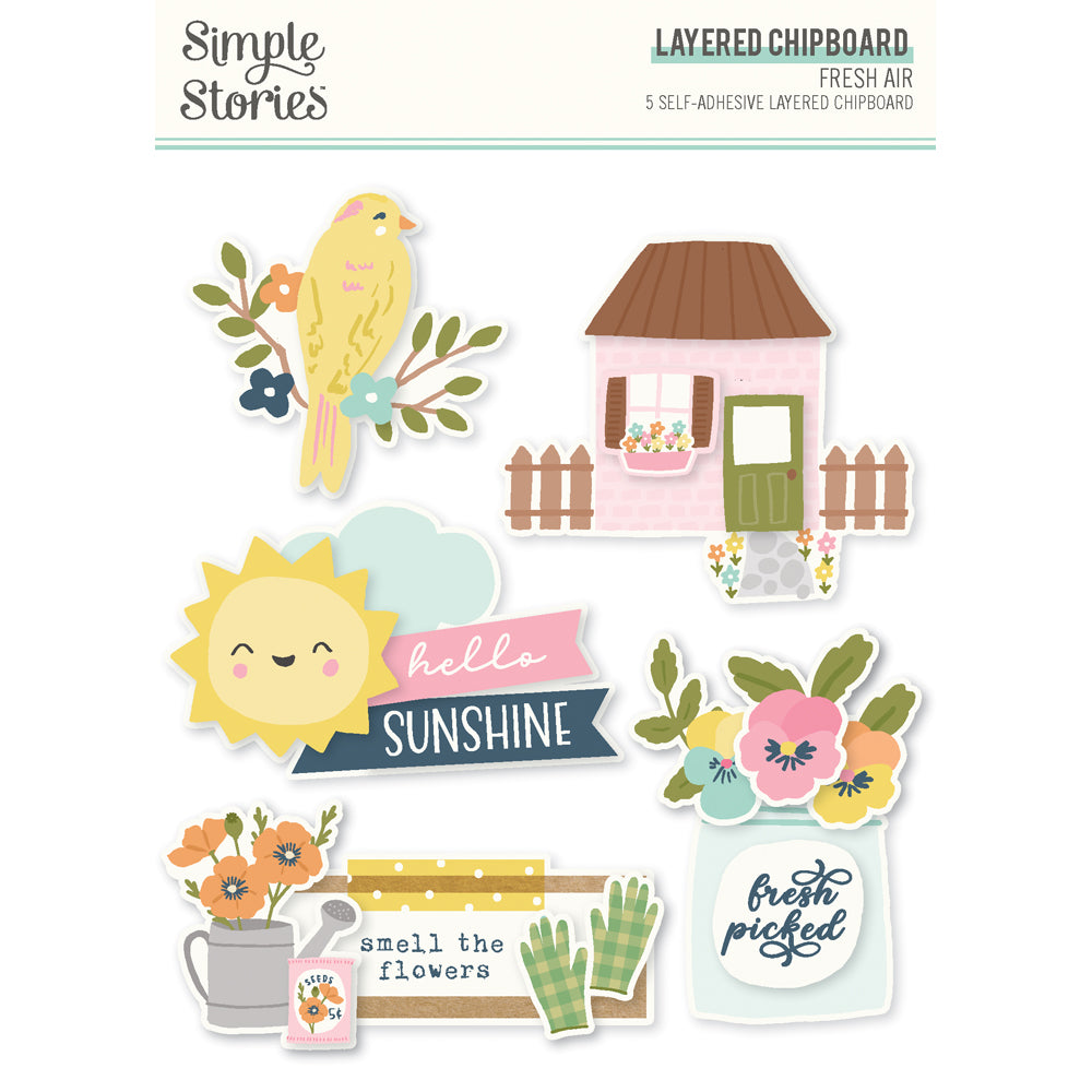 Fresh Air Layered Chipboard – Simple Stories Online Hot Sale