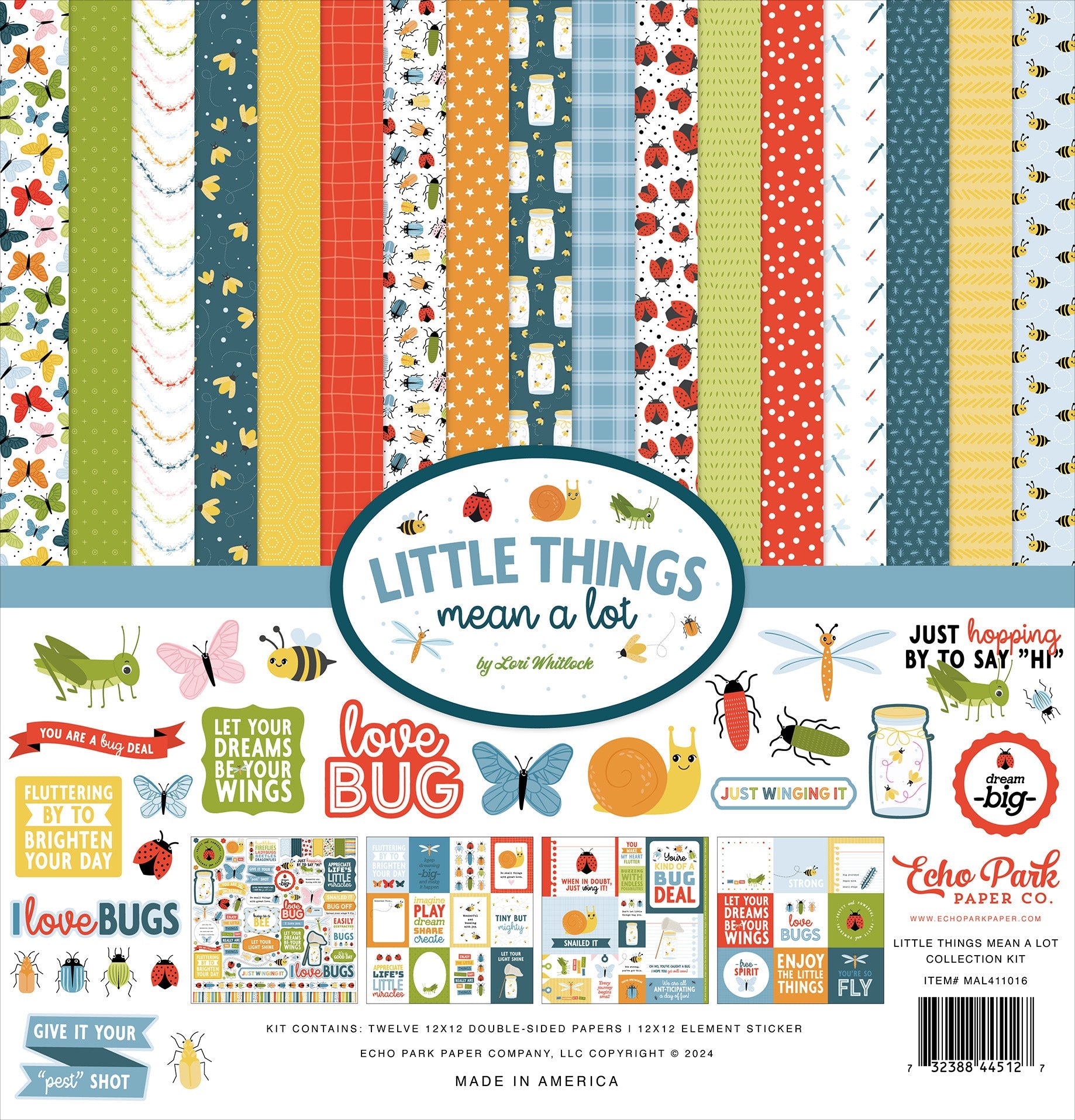 Little Things Mean A Lot 12″ x 12″ Collection Kit – Echo Park Sale