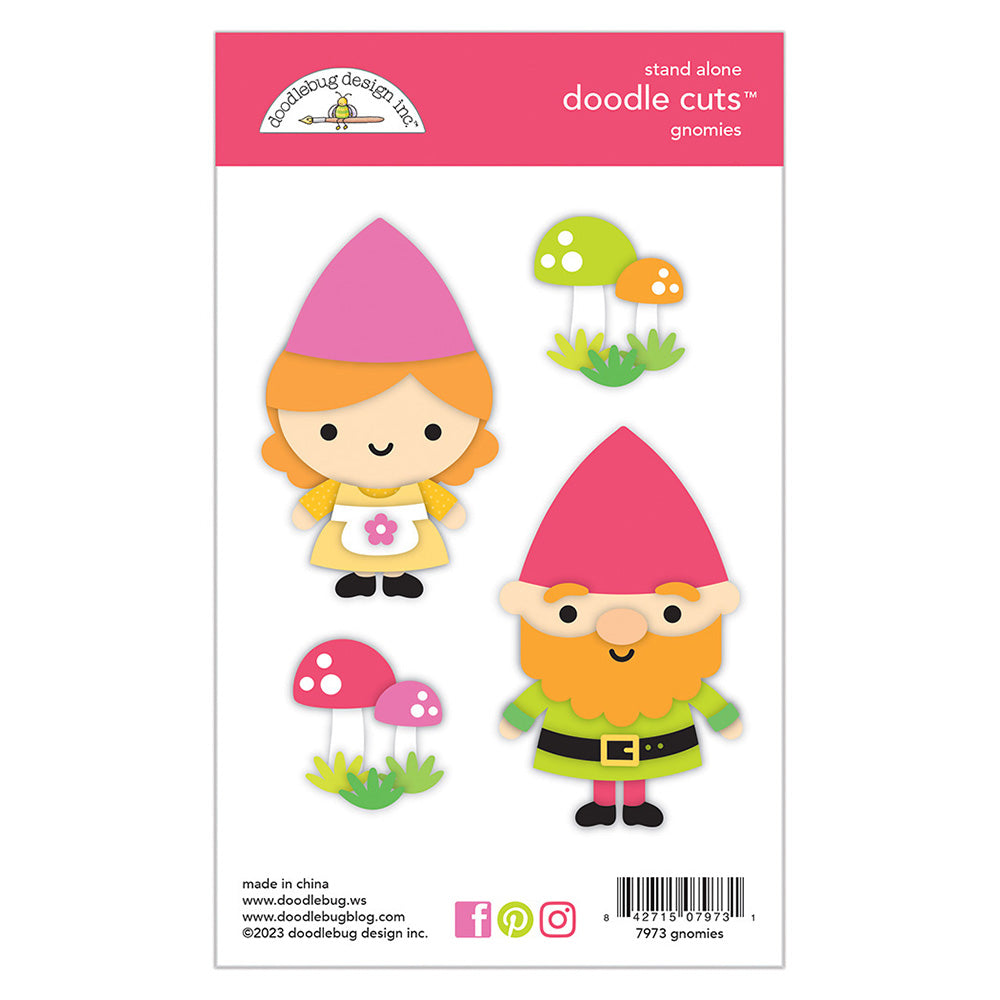 Gnomies Doodle Cuts Dies – Over The Rainbow – Doodlebug Design Online now