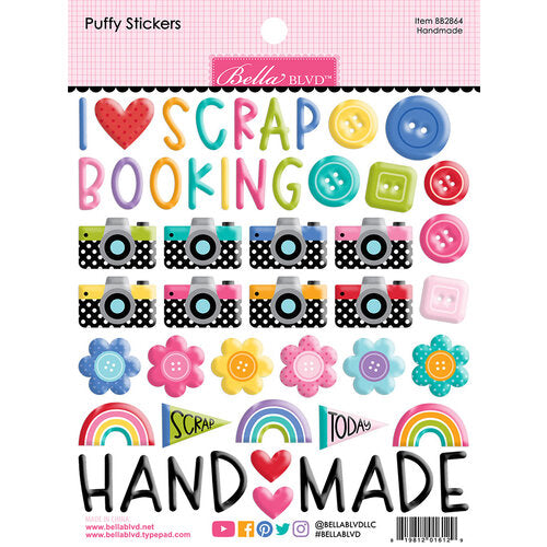 Handmade Puffy Stickers – Let’s Scrapbook! – Bella Blvd Discount