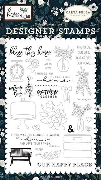 Gather Together Stamp Set – Home Again – Carta Bella Online Sale