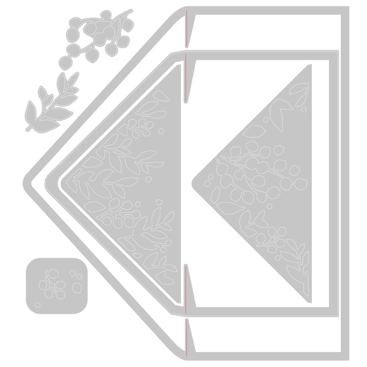 Foliage Envelope Liners Thinlits Dies – Sharon Drury – Sizzix Sale