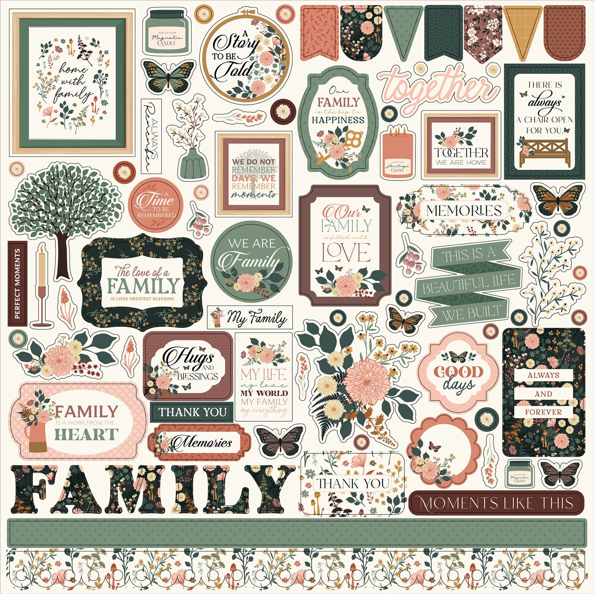 Family Element Stickers – Echo Park Discount