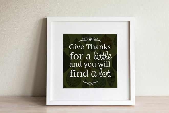 Give Thanks SVG Image File Download for Craft Projects Discount