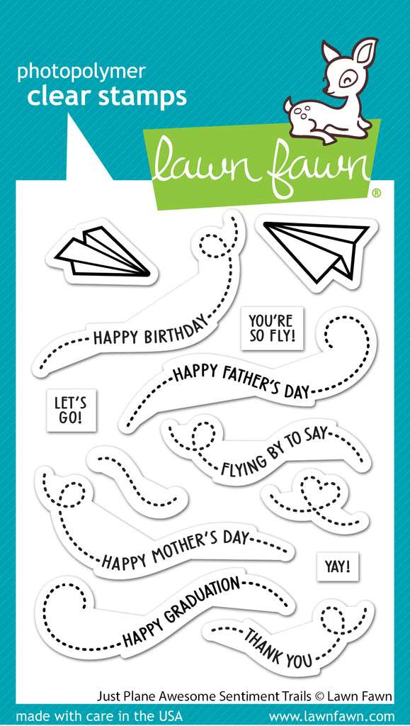 Just Plane Awesome Sentiment Trails-Lawn Fawn Hot on Sale