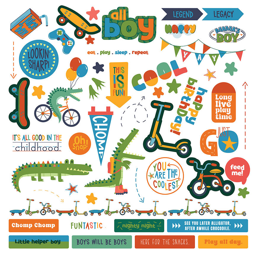 Later Gator Element Stickers – PhotoPlay Fashion